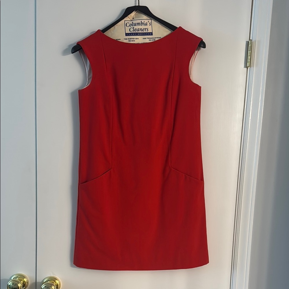 Kate Spade Elegant Red Sleeveless Dress
